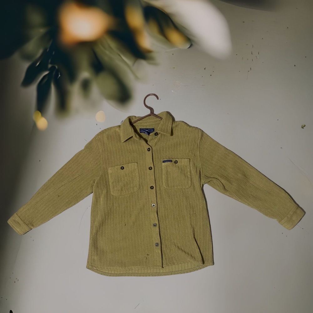 Light screen Zero Point corduroy style sweater/ Jacket